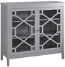 Osln7798 Linon Drake Grey Large Cabinet