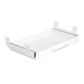 Drw-2101wh Osteed Under Desk Drawer Organizer 21 Inch White Upgrade With Adjustable Brackets Slidi