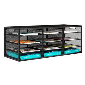 22-00003 Pag Adjustable Mail Sorter Countertop Literature Organizer Student Mailbox