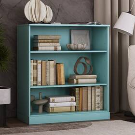 Palace Imports 810176977781 100% Solid Wood 3-shelf Bookcase With Optional Doors By