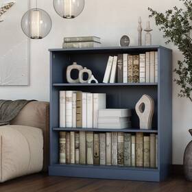 Palace Imports 810176979044 100% Solid Wood 3-shelf Bookcase With Optional Doors By