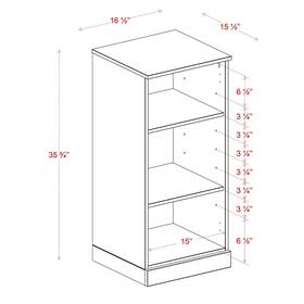 Palace Imports 816217016808 100% Solid Wood Modular Kitchen Pantry Cabinet By