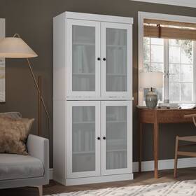 Palace Imports 816217017768 100% Solid Wood 6-shelf Bookcase With Optional Doors By
