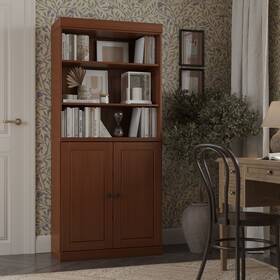 Palace Imports 816217018666 100% Solid Wood 6-shelf Bookcase With Optional Doors By