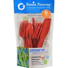 Preserve Reusable Utensil Sets Pepper Red 8 24 Pieces Total 631740113035