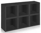 Ps-mc-6-bk Way Basics Modular Storage Cube In Black Set Of Id