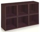 Ps-mc-6-eo Way Basics Modular Storage Cube In Espresso Set 898585002737