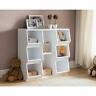 R1011 Furniture And Co Inc White Wood Bookcase 802319101122