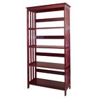 R5417 Ch Home Office Shelves Highlights Furniture Bookcase Cherry 854570003547