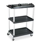 42-3-8h Rcp 9t30 Bla Rubbermaid Commercial Mediamaster Av Cart Black 086876165630