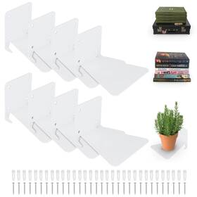 Cs-109-w8 Realplus Floating Bookshelf Iron Invisible Book Shelves Wall Mounted Heavy Du