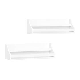 88999431 Riverridge Home 2pk Kidsft Book Nook Wall Bookshelf Set White -