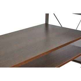 Rye Studio 847365059850 Mabel Modern Extra Shelves Set Of 5 Dark Brown 24 Inch