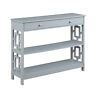 S20-422 Convenience Concepts Town Square Drawer Console Table 095285431311