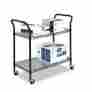 Saf5337bl 5337bl Safco Safeco Wire Utility Cart 2-shelf 400lbs 36 X 18 38 Black Ea 073555533729
