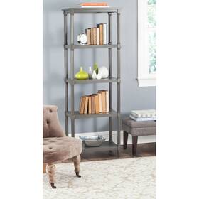 Safavieh 683726135135 Odessa Grey Bookcase - 23.6 Inch X 15.7 66.9