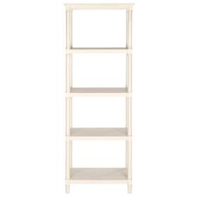 Safavieh 683726135159 Odessa White Bookcase - 23.6 Inch X 15.7 66.9 66