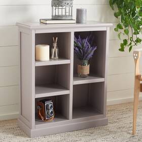 Safavieh 683726262756 Maralah Grey Overcast Bookcase - 25 Inch X 10.6 Multi 30.1