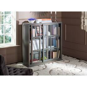 Safavieh 683726328315 Greg Ash Grey Storage Bookcase - 39 Inch W X 11.4 L 11