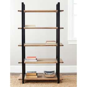 Safavieh 683726403487 York Brown 5-tier Etegere - 36 Inch X 14.6 65.2 65