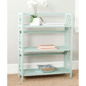 Safavieh 683726708711 Natalie Celadon Low Bookcase - 33.5 Inch X 13.4