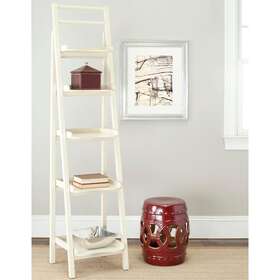 Safavieh 683726744344 Chester Distressed Ivory Leaning Etagere - 16.5 Inch X White Iv