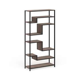 Safavieh 889048428843 Marina Light Brown/ Black Etagere - 31.5 Inch W X 11.8 Brown /