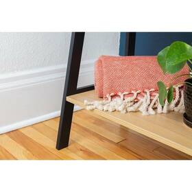 Safco 198860863078 Ladder Bookshelf 5-shelf Bookcase Decorative Shelving