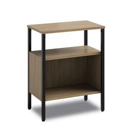 5507blwl Safco Products Simple Storage Two-shelf 23.5w X 14d 29.6h Walnut