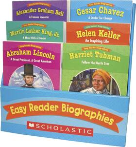 B0062tp16g Scholastic Easy Reader Biographies 12 Inspiring Americans K-2 Set Of 60 Books