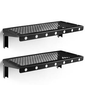 Floating-shelves-1 Sedesbon Floating Wall Shelves Set Of 2 Black Wall-mounted Bookshelf