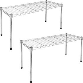Simple Deluxe B0fx9n5l57 1-tier Shelving Unit 29.92 W X 13.78 D 14.96 H Steel Organizer