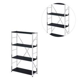 Simple Relax 427292115367 Modern 4 Tier Bookshelf In White