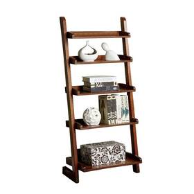 Simple Relax 753569142963 Wooden 5 Tier Ladder Shelf In Antique Oak