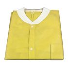 Sl58 Dynarex Lab Jacket Sms With Pockets Yellow Small