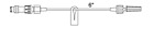 Sm5002 Smiths Medical Small Bore Extension Set Smartsite Valve Male Luer