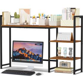 Snughome 792483810510 Desk Shelf 44.9 Inch Large Desktop Organizer Hutch For Comp