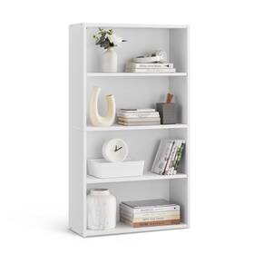 90697309 Songmics Home Vasagle 4-tier Bookshelf 23.6 Inches Wide Open Bookcase With Adjustable
