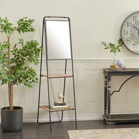 Studio 350 196094126402 Brown Iron Industrial Shelving Unit 65 X 17 20 -