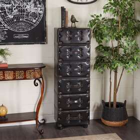 Studio 350 758647668625 Brown Cedar Traditional Chest 50 X 16 12 - Dark