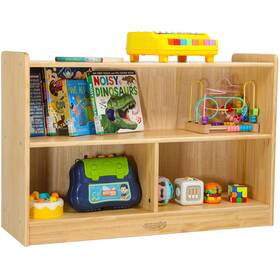 Suureks B0fdql1mrj Montessori Shelf Toy For Kids Bookshelf 2-tier 3-section