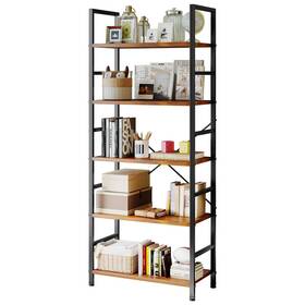 Sweetcrispy 5csg-rt2-22 Book Shelf 5 Tier Bookcase Modern Tall Bookshelf Corner Storage