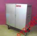 T544a Industrial Storage Linen Cart Enclosed Grade Stand Metro Medical Rolling