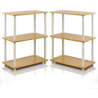 Ta8ainakgu Furinno Compact Shelf Display Rack Set Of Beech 748252347411