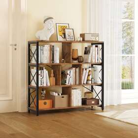 Beysh0002816be Taus 7-cube Storage Organizer Cabinet Wood Shelf Bookcase Display Home Office