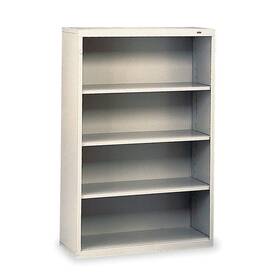 B-53lg Tennsco Welded Steel Bookcase 52in 4 Shelf Gray 1px77