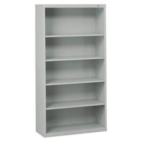 B-66lg Tennsco Bookcase 66 In H Light Gray 1px80