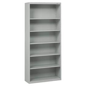B-78lg Tennsco Bookcase 78 In H Light Gray 1px83