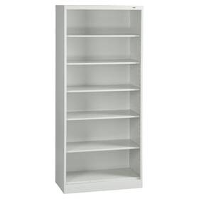Bc18-84 Tennsco Light Grey Bookcase 84 In H Gray 9te60