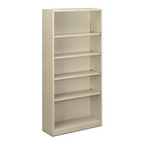 S72abcl The Hon Metal Bookcase - 34.5 Inch X 12.6 71 Steel 5 Shelf Ves Rust